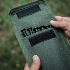Portable Ground Nail Stake Bag for Camping Tent, 11 81in Oxford Cloth