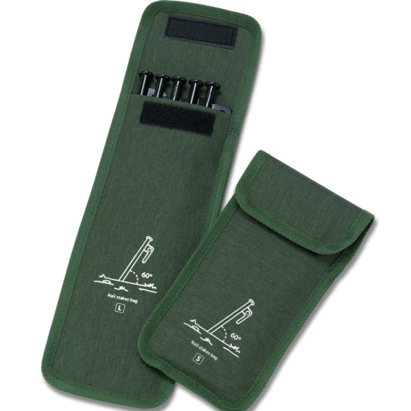 Portable Ground Nail Stake Bag for Camping Tent, 11 81in Oxford Cloth