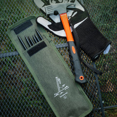 Portable Ground Nail Stake Bag for Camping Tent, 11 81in Oxford Cloth