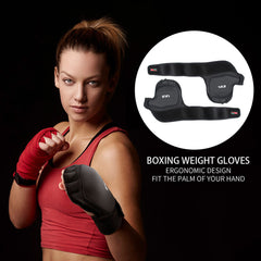 Weighted Gloves With Wrist Support Soft Boxing Gloves For Fitness Exercise Gym