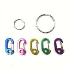 Durable Locking Buckle Keychain Clip Hook for Outdoor Activities