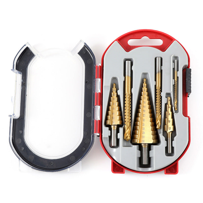 6pcs Step Drill Bit Set for Woodworking Metalworking