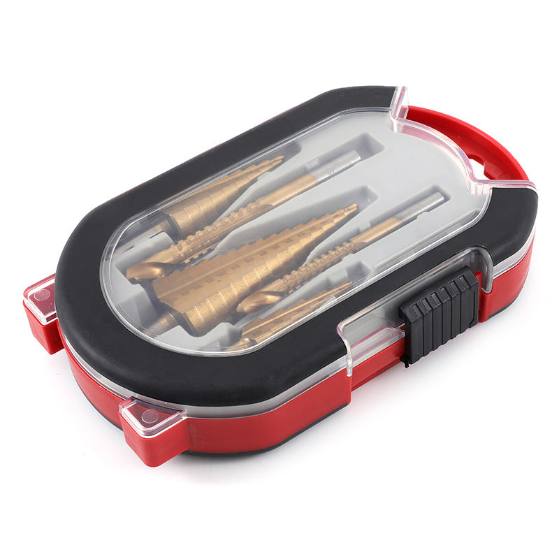 6pcs Step Drill Bit Set for Woodworking Metalworking