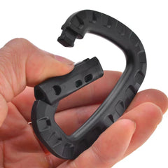 D Shaped Plastic Camping Buckle - Multifunctional