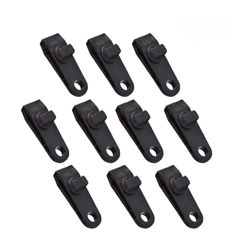 4PCS Outdoor Camping Tent Clips Canopy Awning Tent Clip Reinforced Nylon Buckle