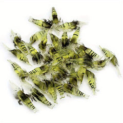 3pcs Luminous Silicone Bait for Night and Saltwater Fishing
