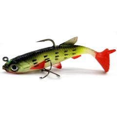 4pcs Bionic Soft Lure Paddle Tail Soft Bait Fishing Tackle