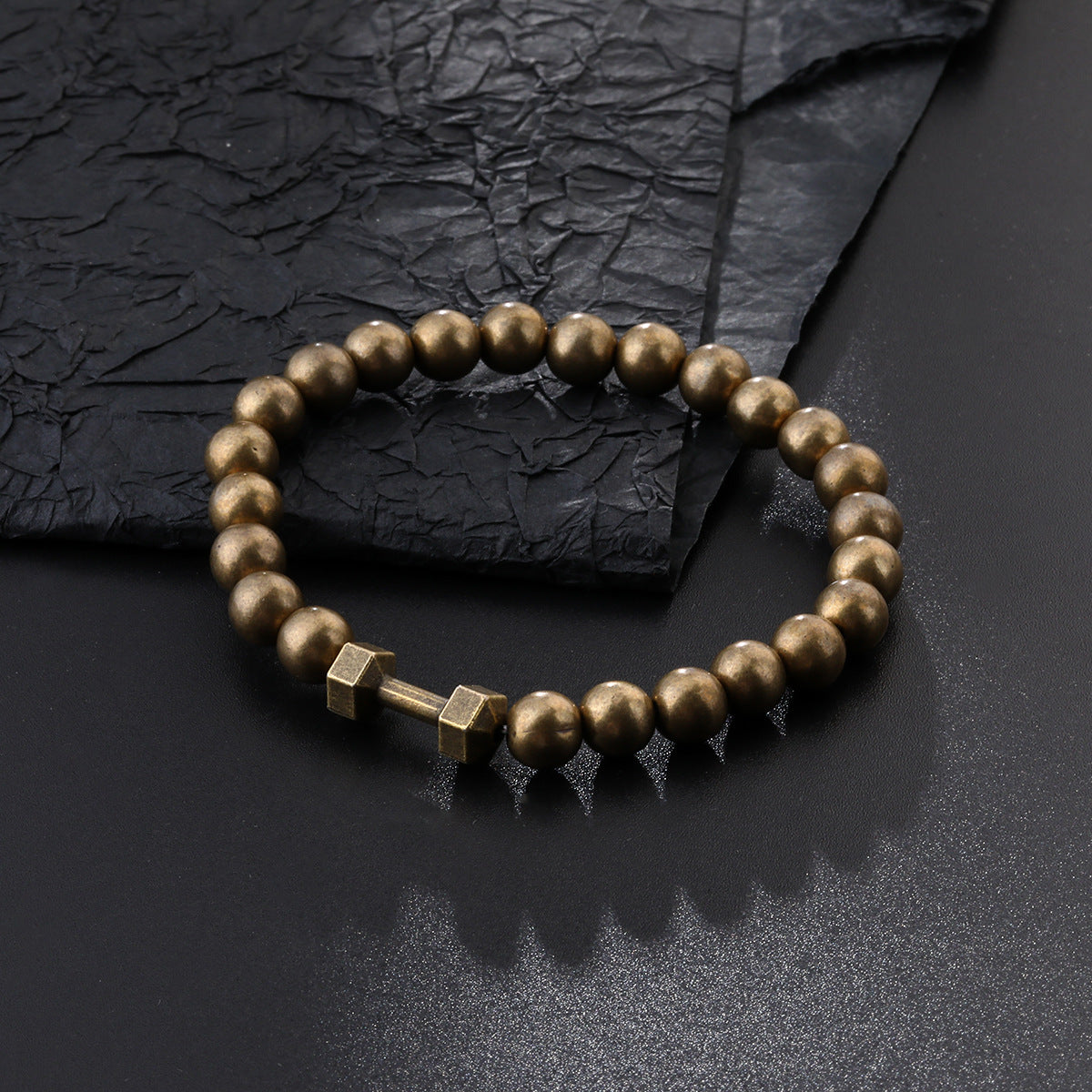 Stylish Dumbbell Beads Elastic Rope Bracelets