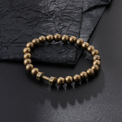 Stylish Dumbbell Beads Elastic Rope Bracelets