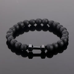 Stylish Dumbbell Beads Elastic Rope Bracelets