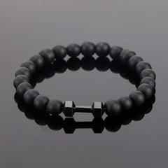 Stylish Dumbbell Beads Elastic Rope Bracelets