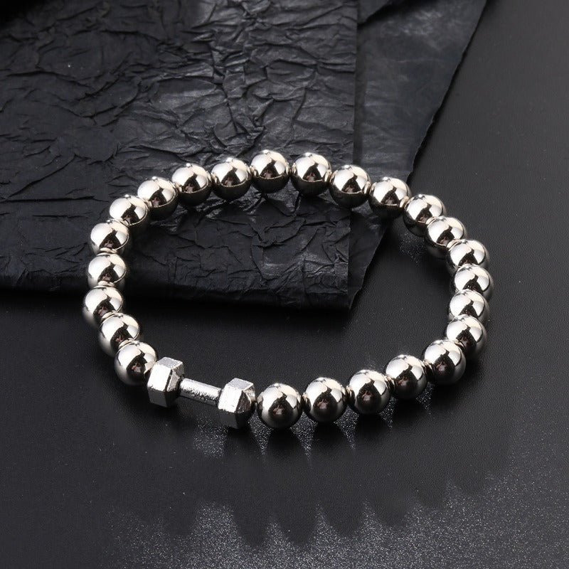 Stylish Dumbbell Beads Elastic Rope Bracelets