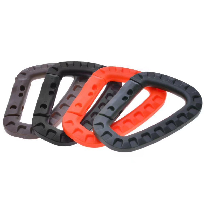 D Shaped Plastic Camping Buckle - Multifunctional