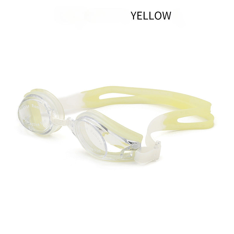 Clear Silicone Swimming Goggles for Adults
