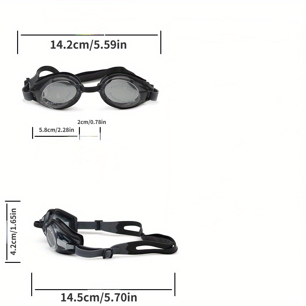 Clear Silicone Swimming Goggles for Adults
