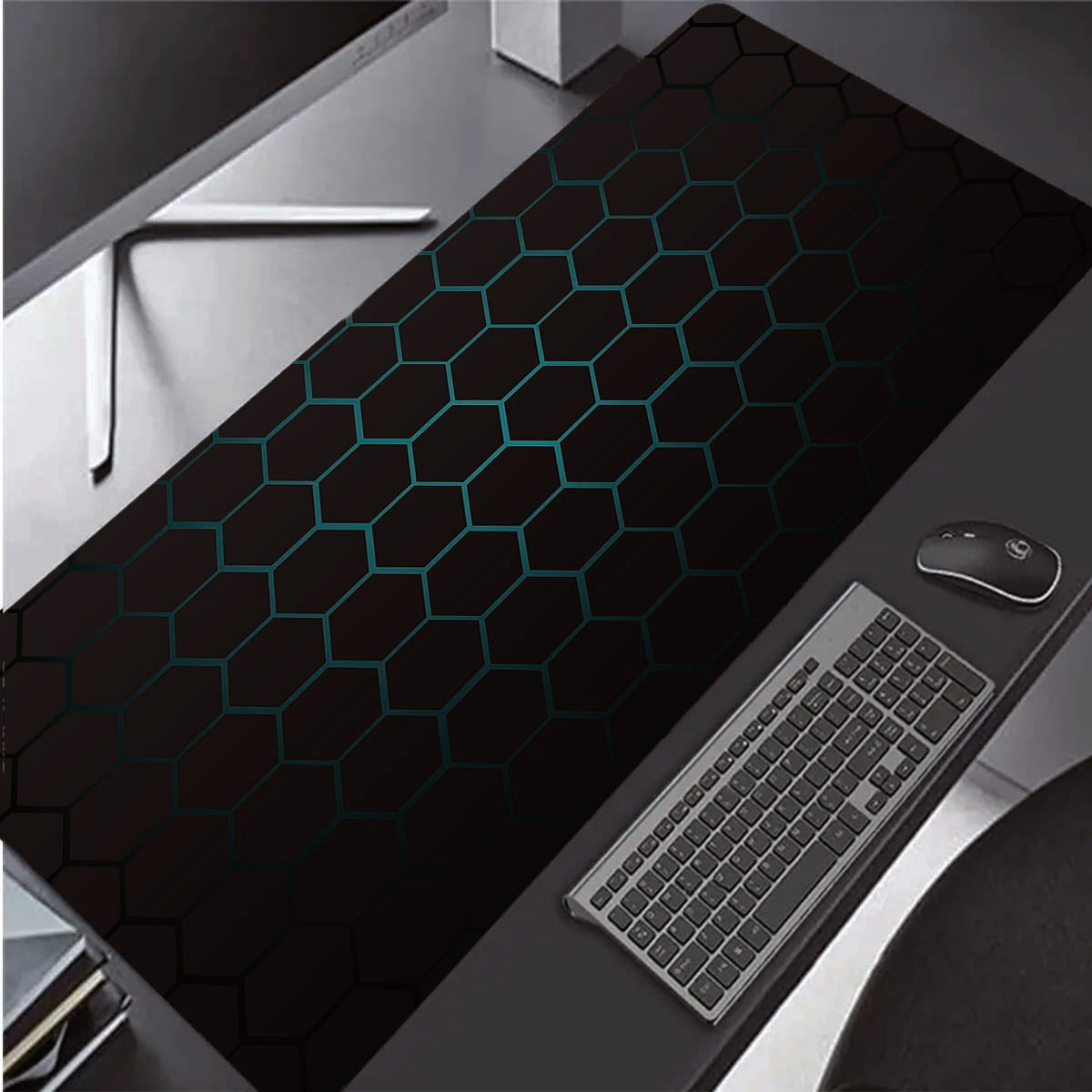 Geometric Large Mouse Pad Non Slip Office Laptop Gamer Keyboard Mat