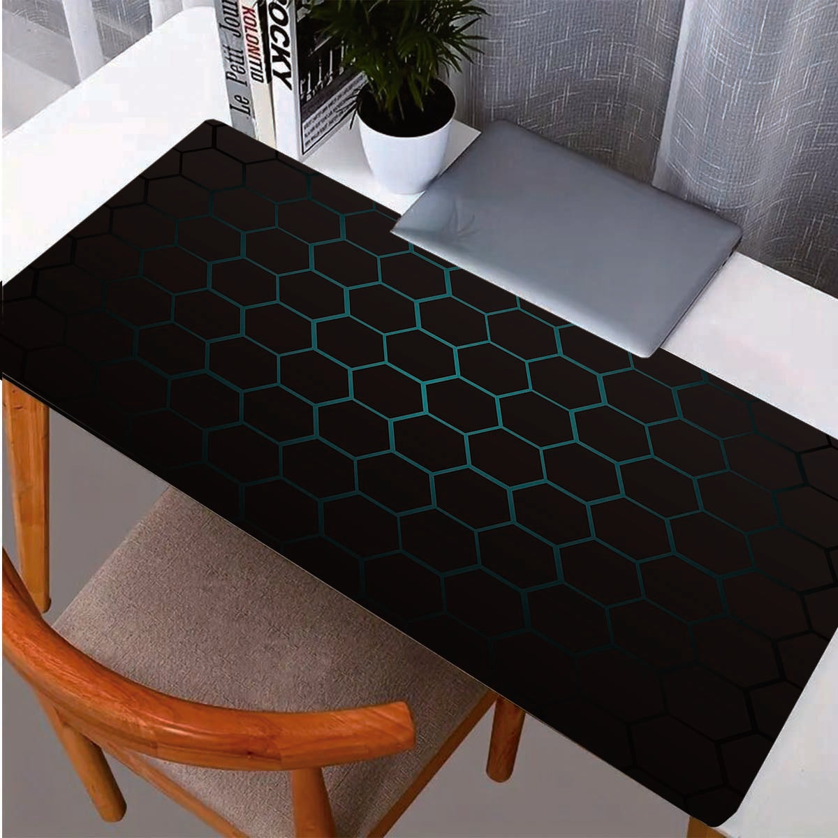 Geometric Large Mouse Pad Non Slip Office Laptop Gamer Keyboard Mat