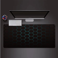 Geometric Large Mouse Pad Non Slip Office Laptop Gamer Keyboard Mat