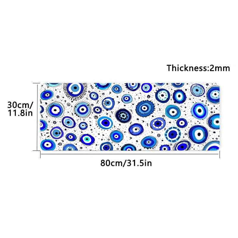 Evil Eyes Mouse Pad Soft Non Slip Rubber Base for Office Computer Laptop