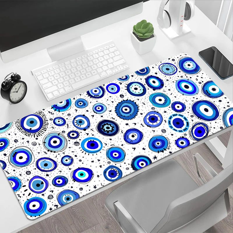 Evil Eyes Mouse Pad Soft Non Slip Rubber Base for Office Computer Laptop