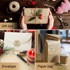 500pcs Thank You Envelope Stickers Sealing Sticker Decor