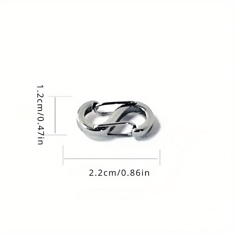 2pcs S buckle Keychain Keyring Outdoor Sports Backpack Hanging Buckle Key Ring
