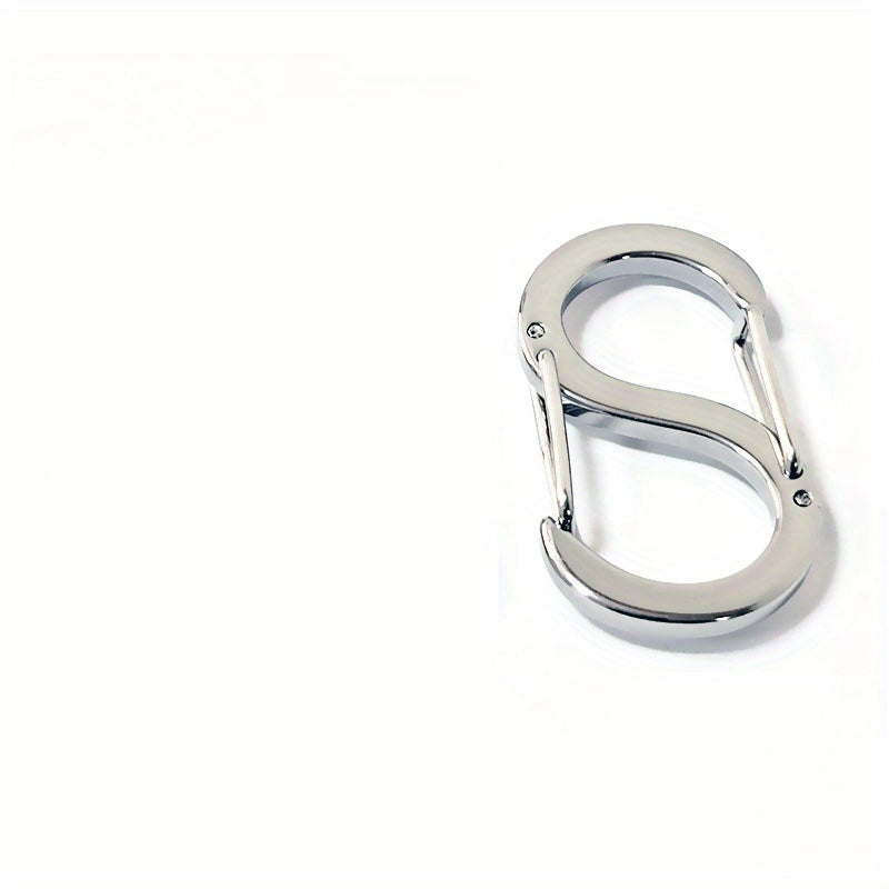 2pcs S buckle Keychain Keyring Outdoor Sports Backpack Hanging Buckle Key Ring