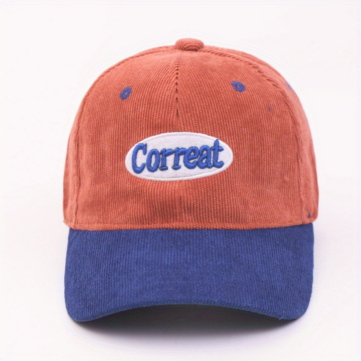 Children's Corduroy Monogram Baseball Cap for Baby