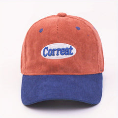 Children's Corduroy Monogram Baseball Cap for Baby