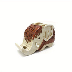 Elephant Pencil Holder with Phone Stand - Multifunctional Desk Organizer