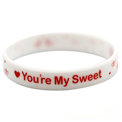 8pcs Love Silicone Bracelet Gift Set