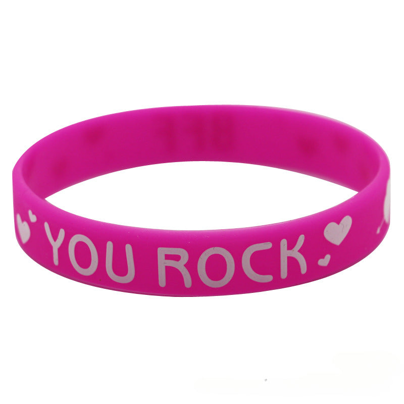 8pcs Love Silicone Bracelet Gift Set
