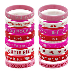 8pcs Love Silicone Bracelet Gift Set