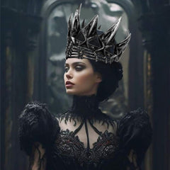 Masquerade Retro Crow Crown Cosplay Party Supplies And Props