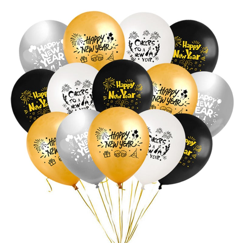 40pcs 12 inch Year Party Latex Balloons Supplies