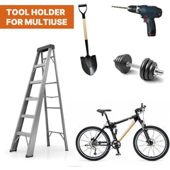 Garage Storage Rack Wall Hanging Trimmer Holder for Grass and Hedge Trimmer