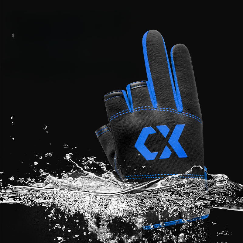 Waterproof Fishing Gloves Anti slip Wear Resistant Gloves