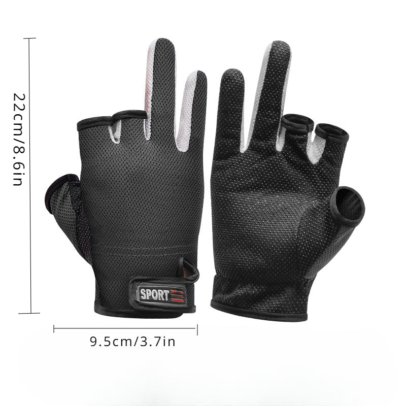 Waterproof Fishing Gloves Anti slip Wear Resistant Gloves