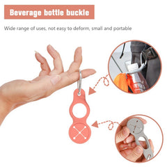4pcs Silicone Water Bottle Holder Clip for Outdoor Sports