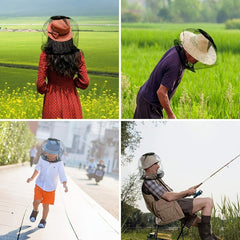 Anti Mosquito Fishing Head Net Breathable Face Protector