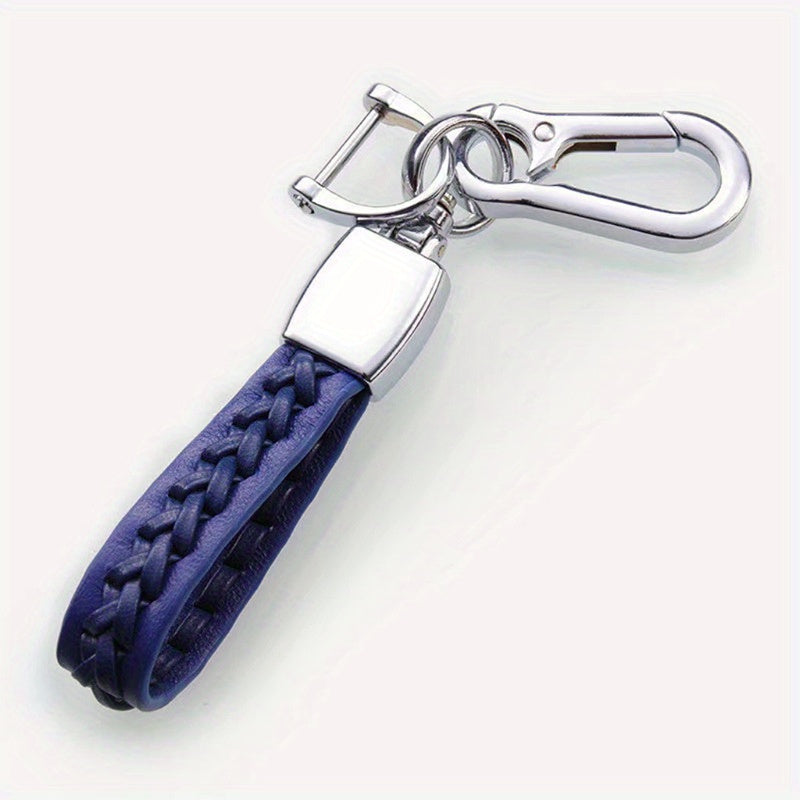 Handwoven Sheepskin Keychain Bag Car Key Pendant
