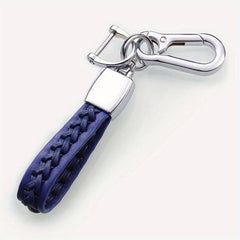 Handwoven Sheepskin Keychain Bag Car Key Pendant