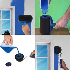 7pcs Seamless Sponge Drum Brushes for Wall Corner Paint Brushes