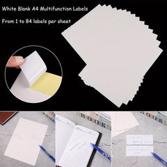 5 Sheets Address Labels A4 Self Adhesive for Printer