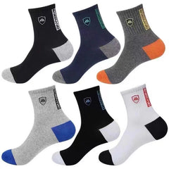 6 Pairs Men's Casual Quarter Sport Socks