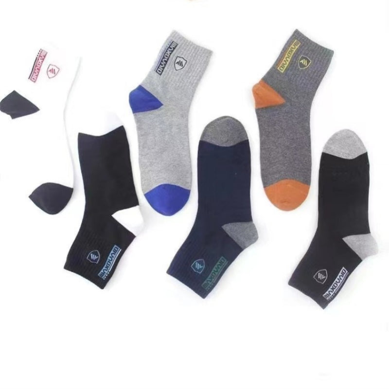 6 Pairs Men's Casual Quarter Sport Socks