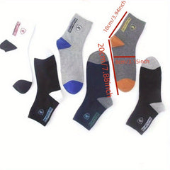 6 Pairs Men's Casual Quarter Sport Socks