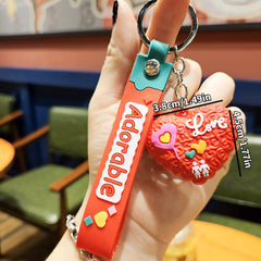 Heart Keychain Bag Pendant Ornament Party Gift