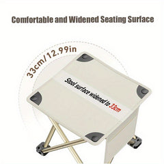 Portable Folding Stool Camping Collapsible Stool Hiking Travel Picnic Fishing