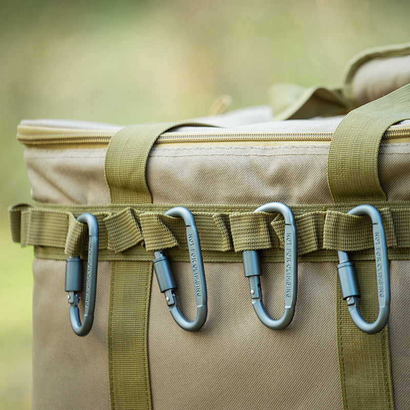 D-Shaped Aluminum Carabiner Backpack Hanging Buckle
